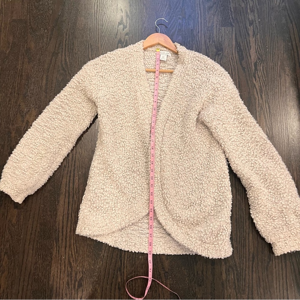 Rachel Zoe Cream Textured Knit Cardigan - Picture 4 of 11